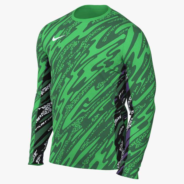 nike soccer gear Nike Dri-Fit Gardien V Long-Sleeve Goalkeeper Jersey Turquoise / Youth Large