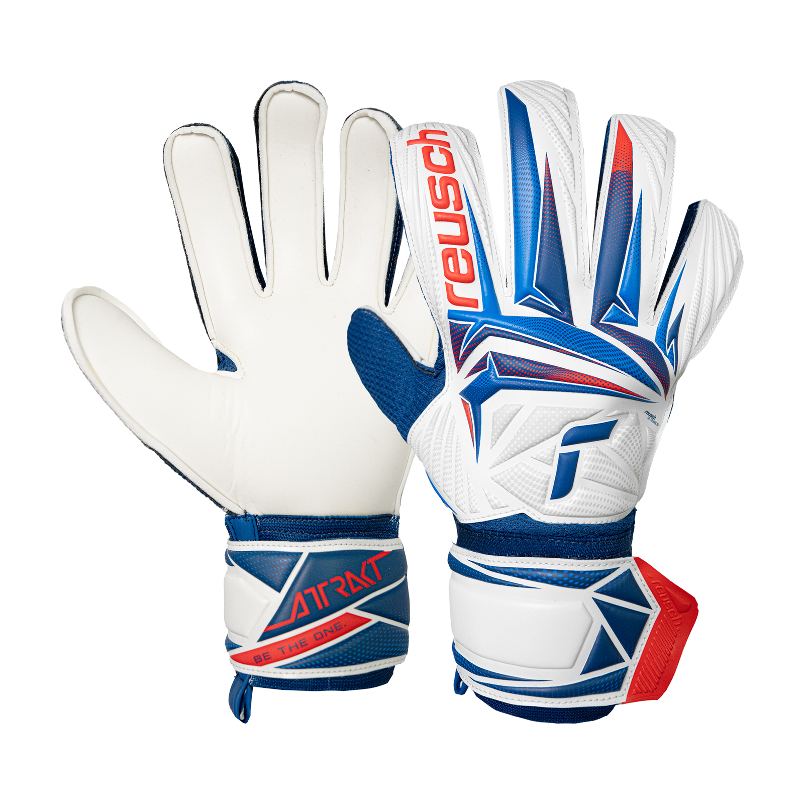 Reusch Jr. Attrakt Solid Goalkeper Glove - USA Colors