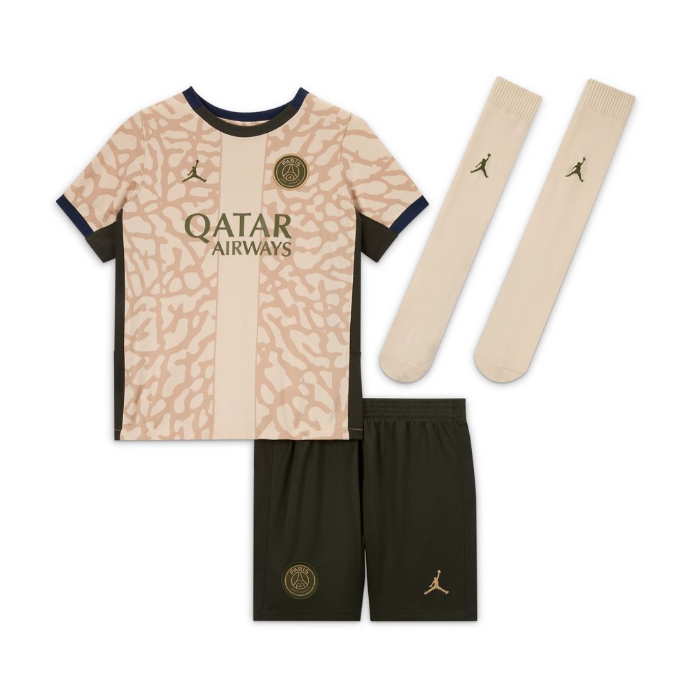 Nike Paris Saint-Germain 2023/24 Stadium 4th Little Kids Mini Kit