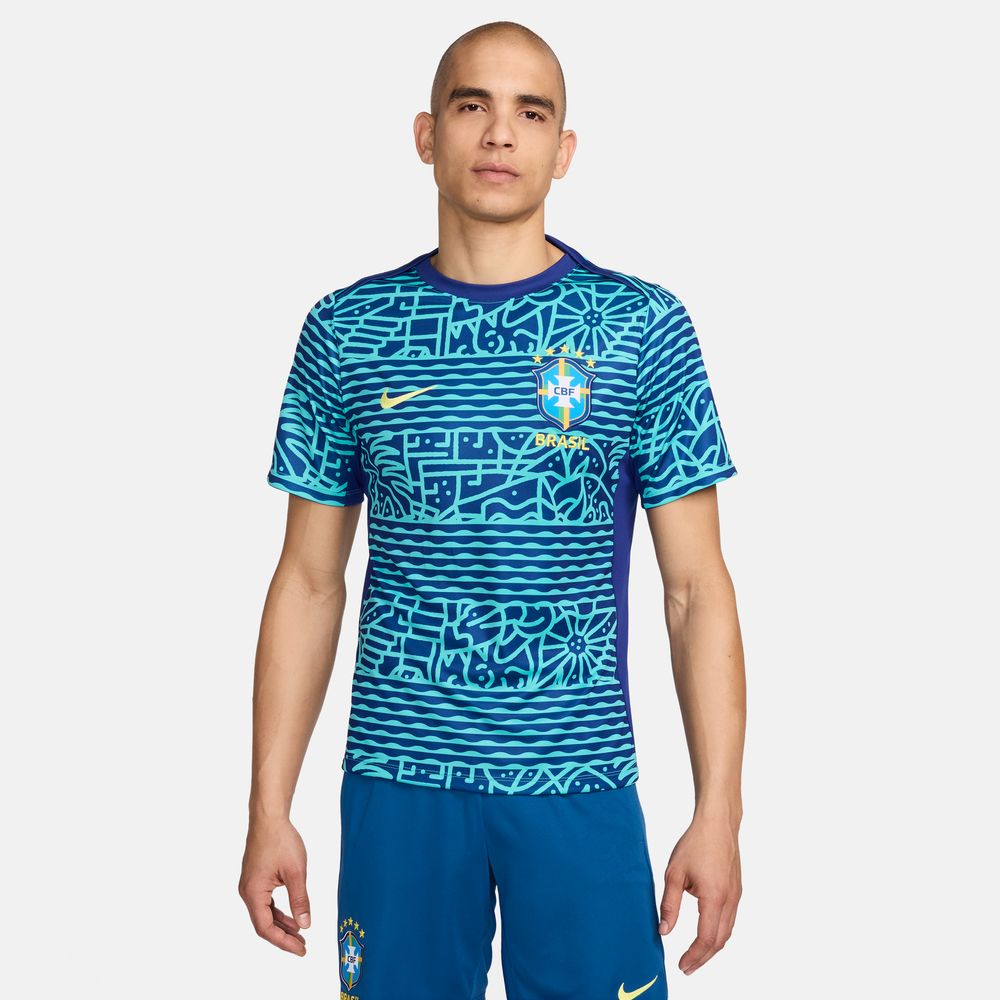 Nike Brazil 2024 Academy Pro Short Sleeve Pre-Match Top