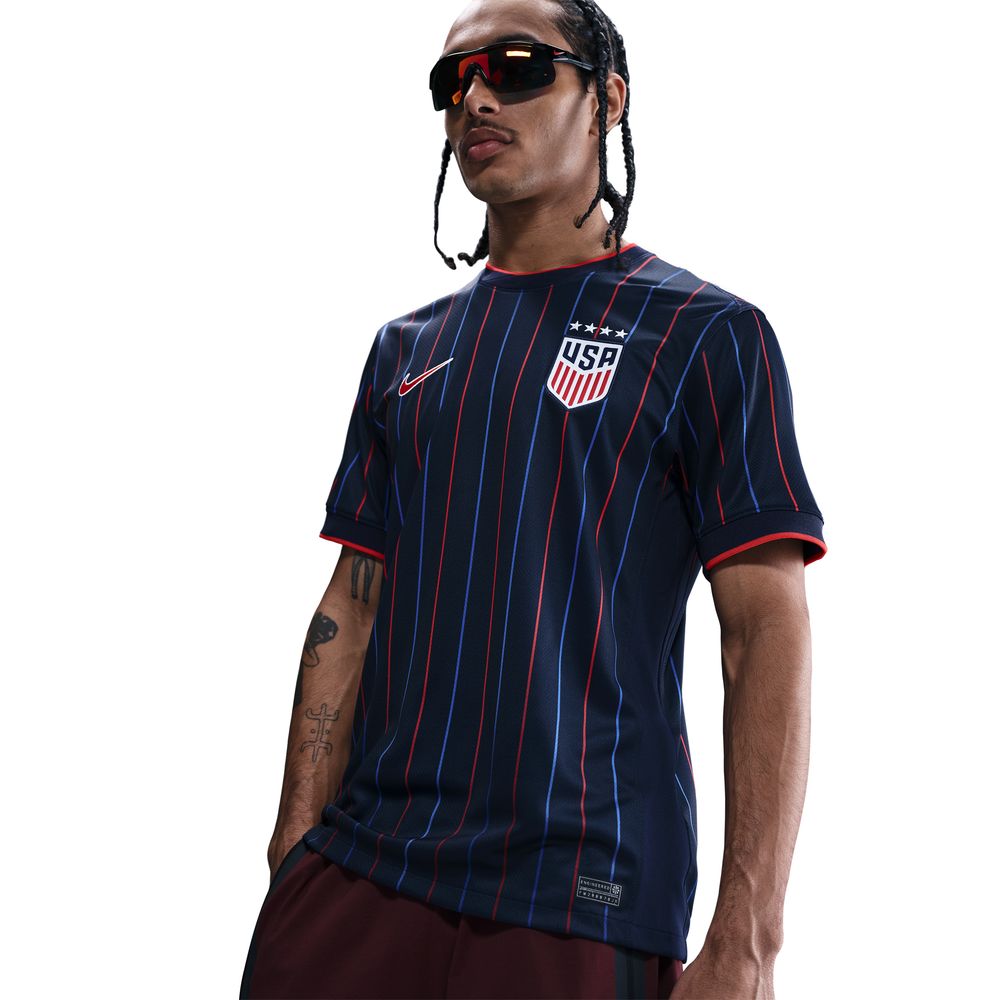 Nike USA 2025 Dri-Fit Stadium Away Jersey (4-Stars)