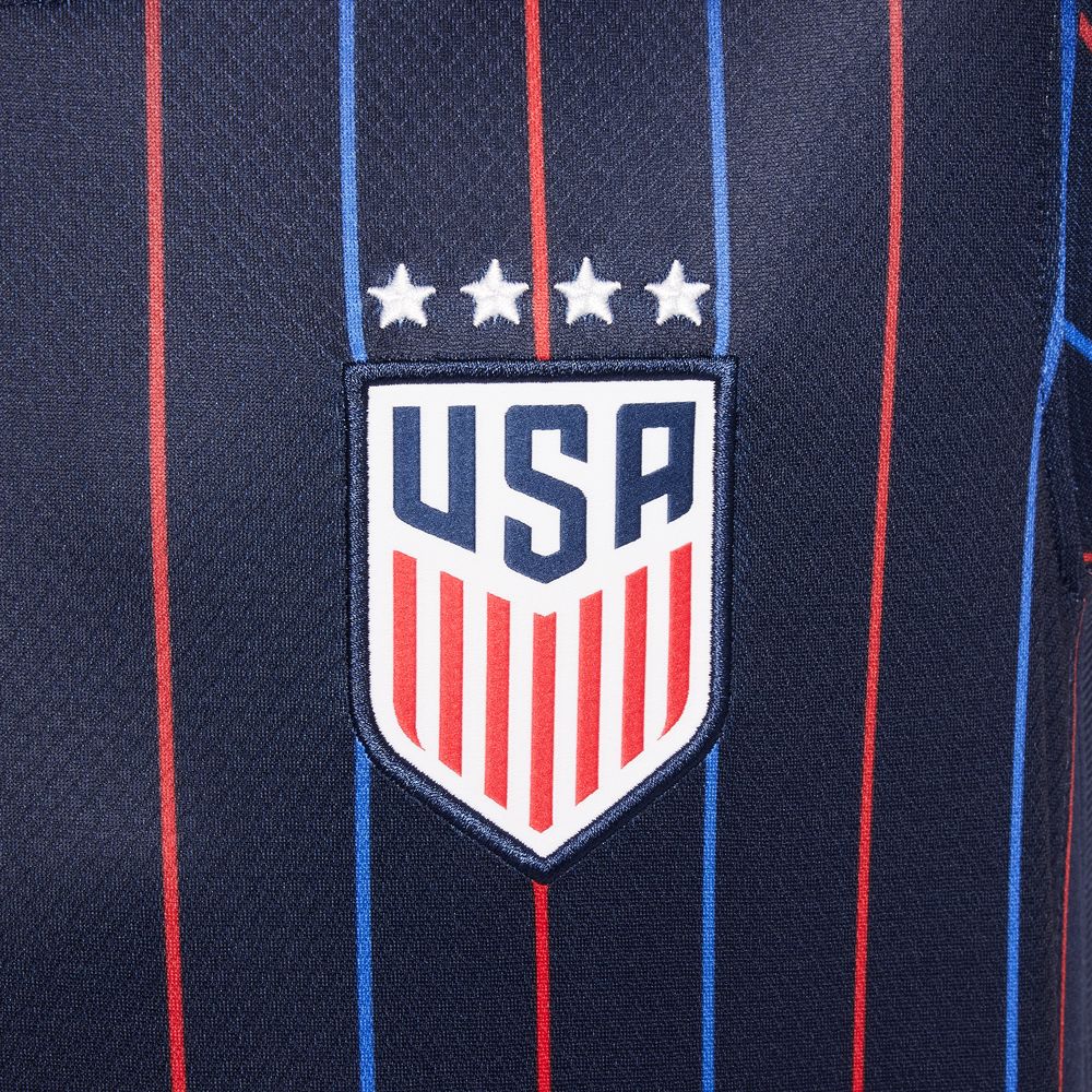 Nike USA 2025 Dri-Fit Stadium Away Jersey (4-Stars)