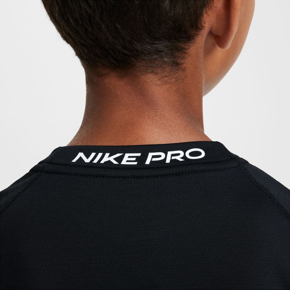 Nike Boys' Pro Dri-FIT Long-Sleeve Training Crewneck Top