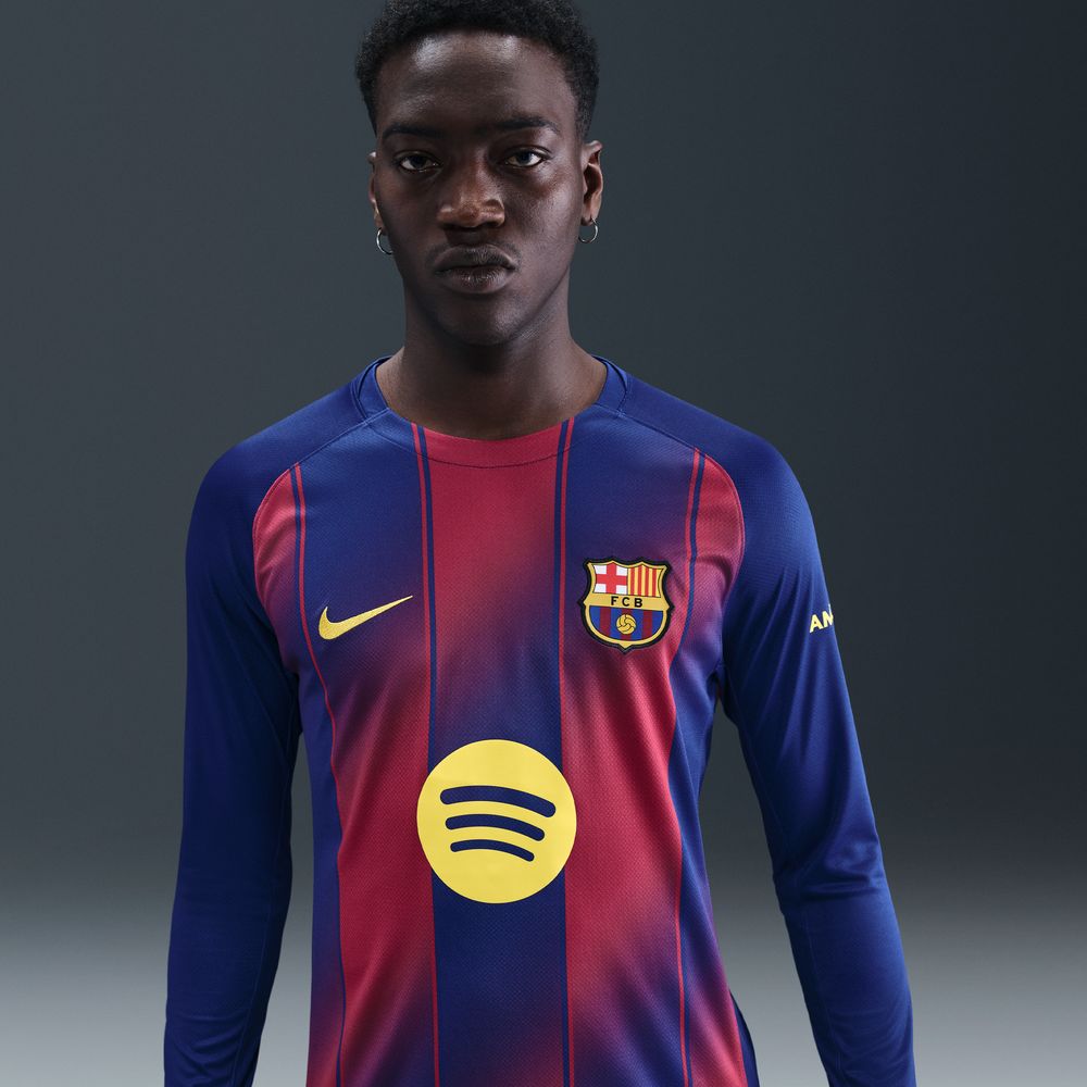 Nike FC Barcelona 2025/26 Long-Sleeve Home Jersey