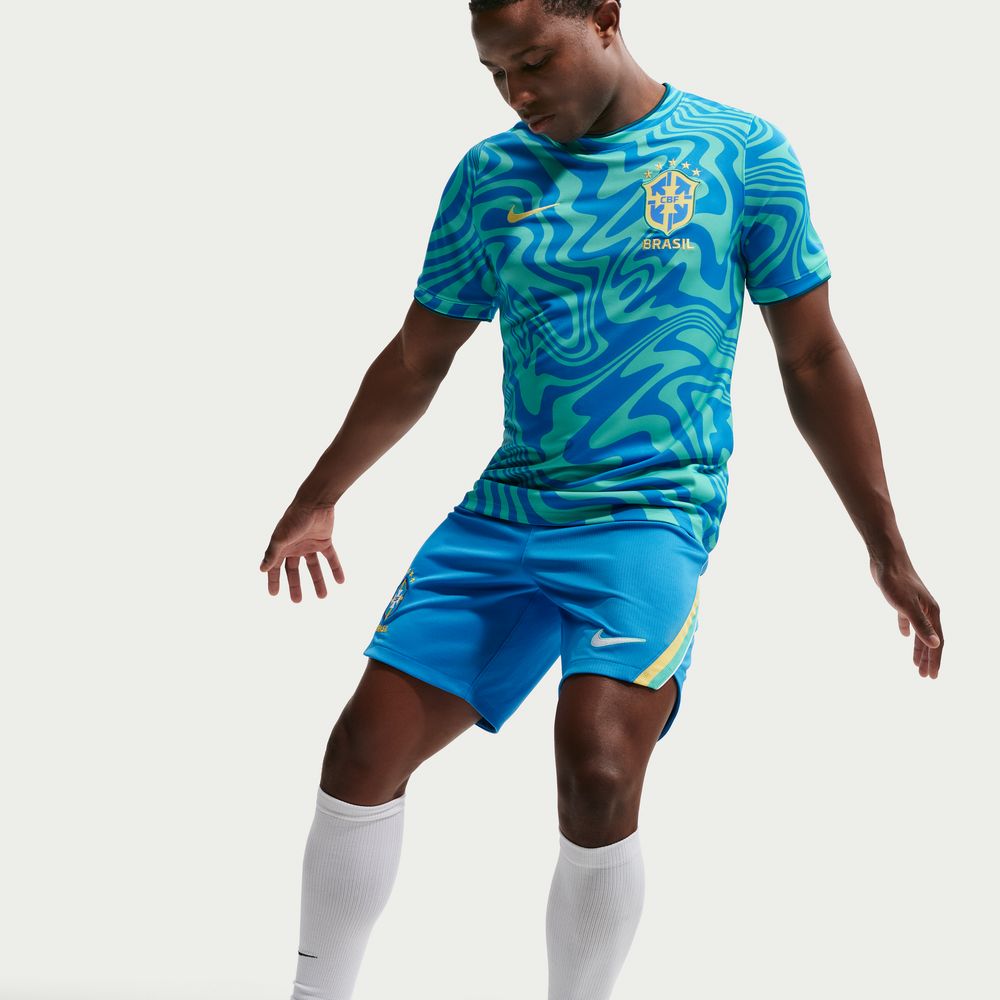 Nike Brazil 2026 Dri-FIT Soccer Short-Sleeve Pre-Match Top