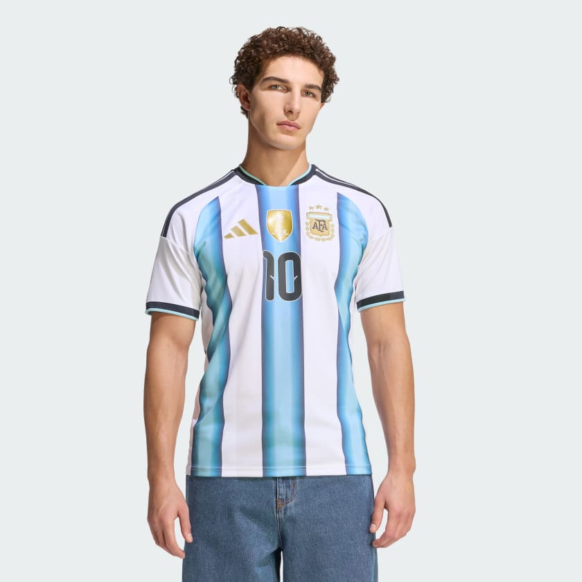 Adidas Argentina Soccer World Cup 2026 Home Messi Jersey