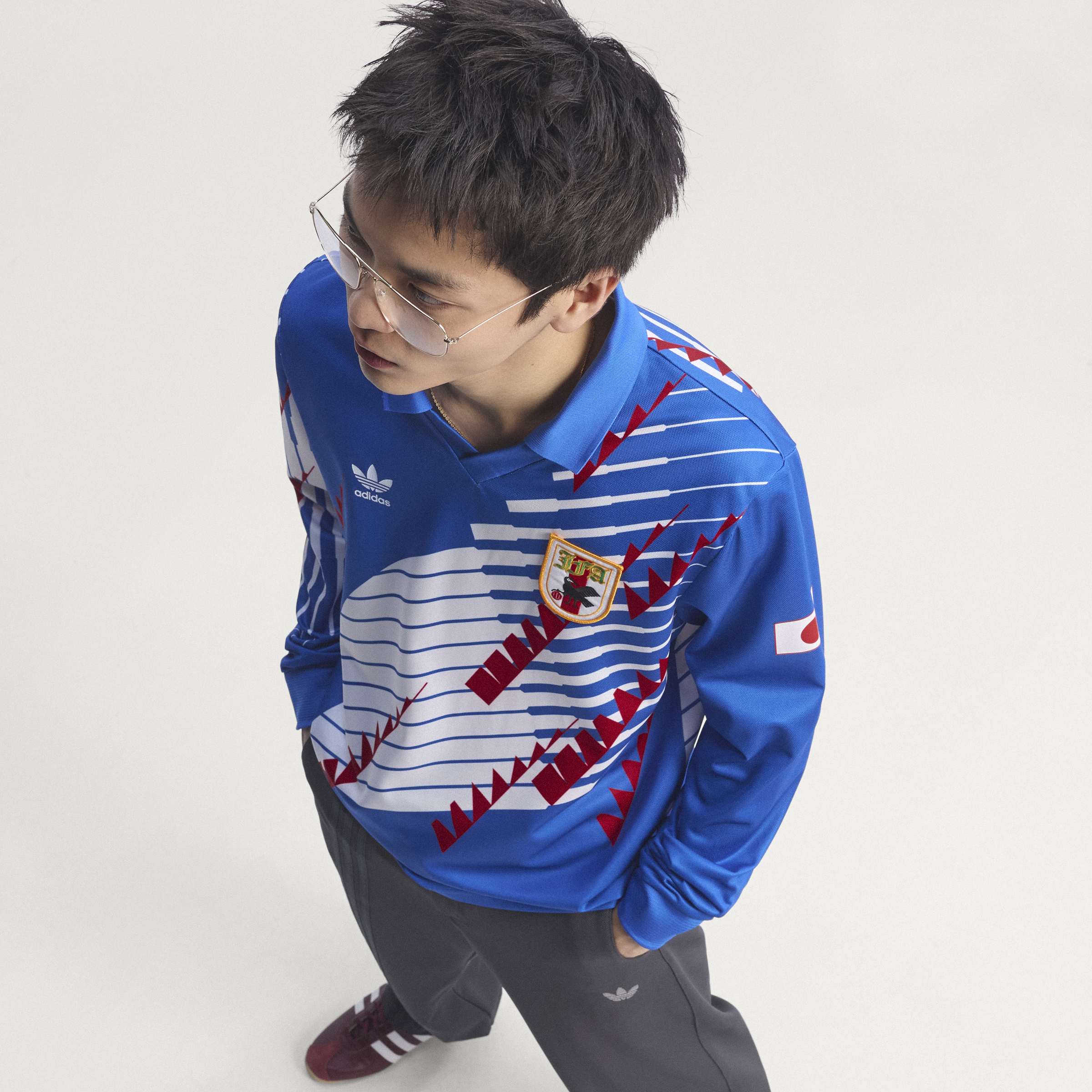 Adidas Japan 1993 Bringback Long-Sleeve Home Jersey