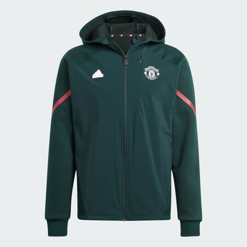 Adidas Manchester United 2023 24 Gameday Full Zip Hoodie