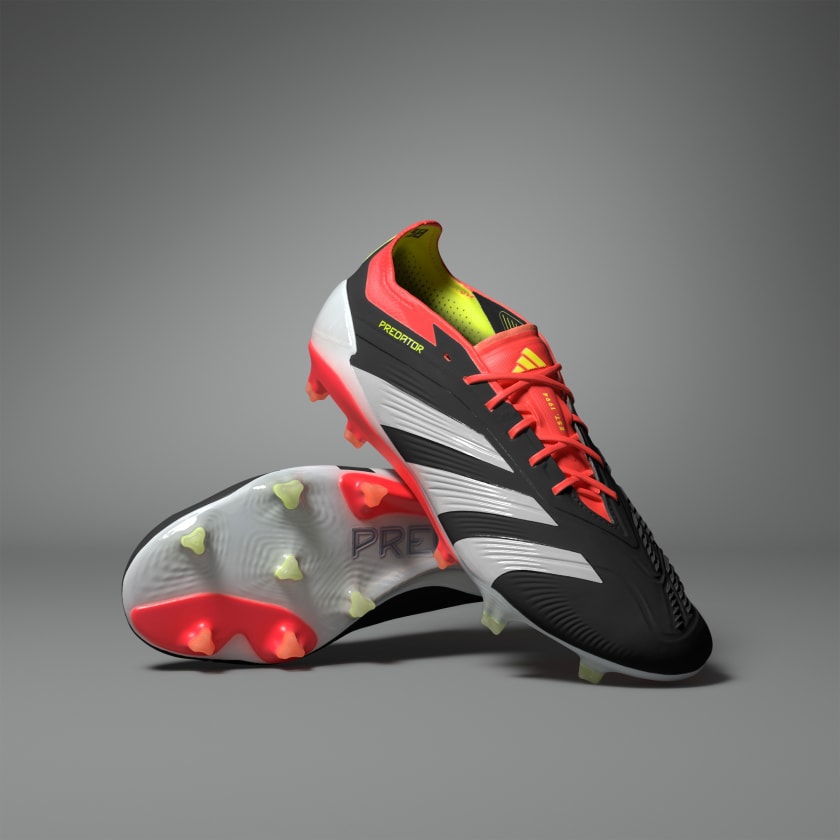 Adidas Predator Elite FG (Black/Grey/Red) | European Sports Adidas Predator Elite FG (Black/Grey/Red) | European Sports