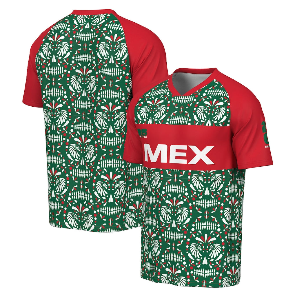mexico gear soccer Men's Green FIFA World Cup 2026 Fashion Jersey