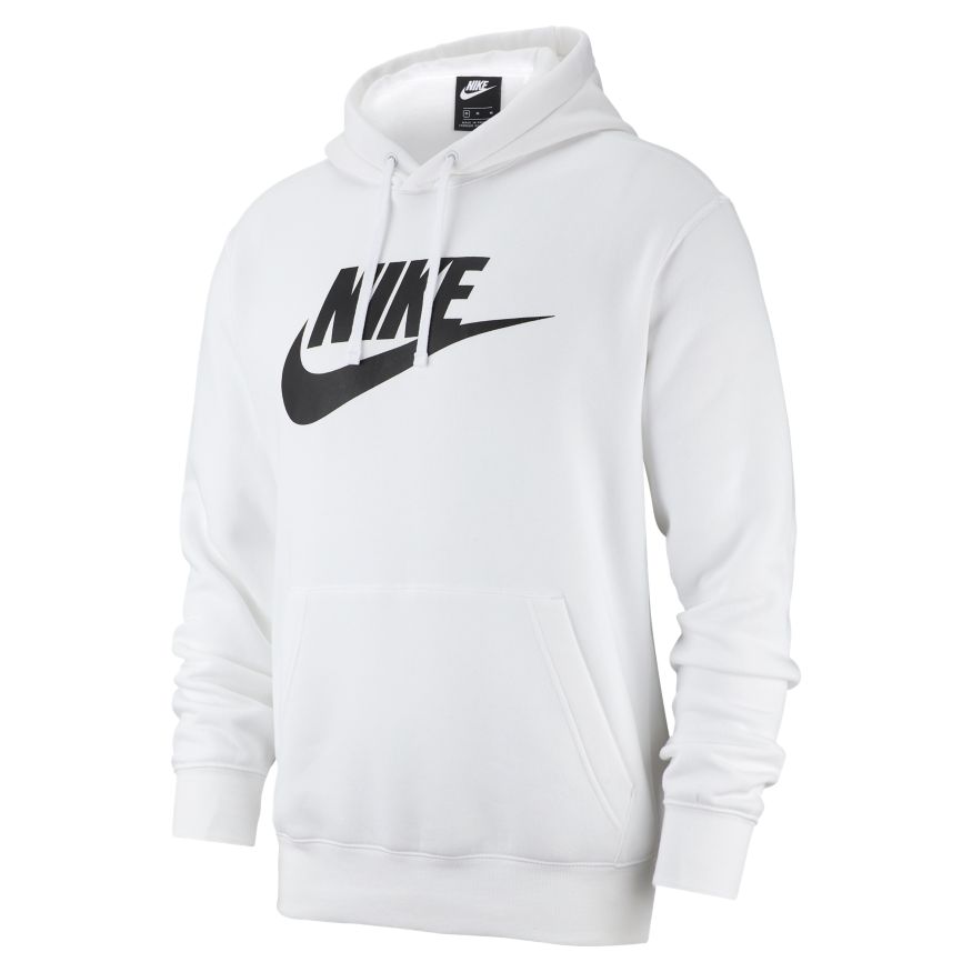 Fleece Hoodie White Nike Hoodie Swoosh Nike Fleece Hoodie Nike
