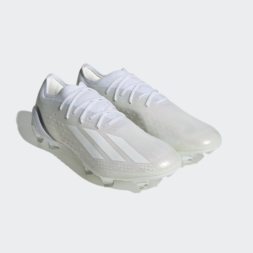 adidas アディダス エックス 19.1 FG(ホワイト×ピンク) EG7125