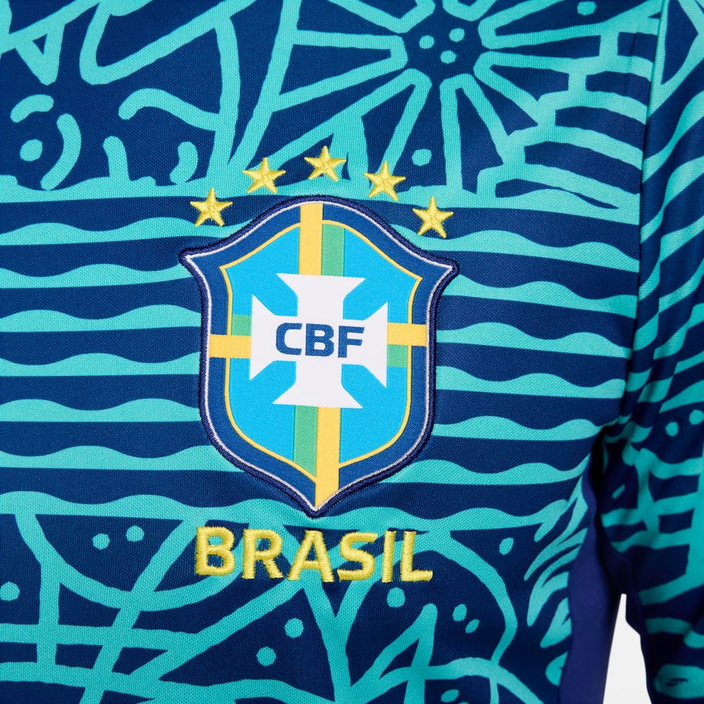 Nike Brazil 2024 Academy Pro Short Sleeve Pre-Match Top