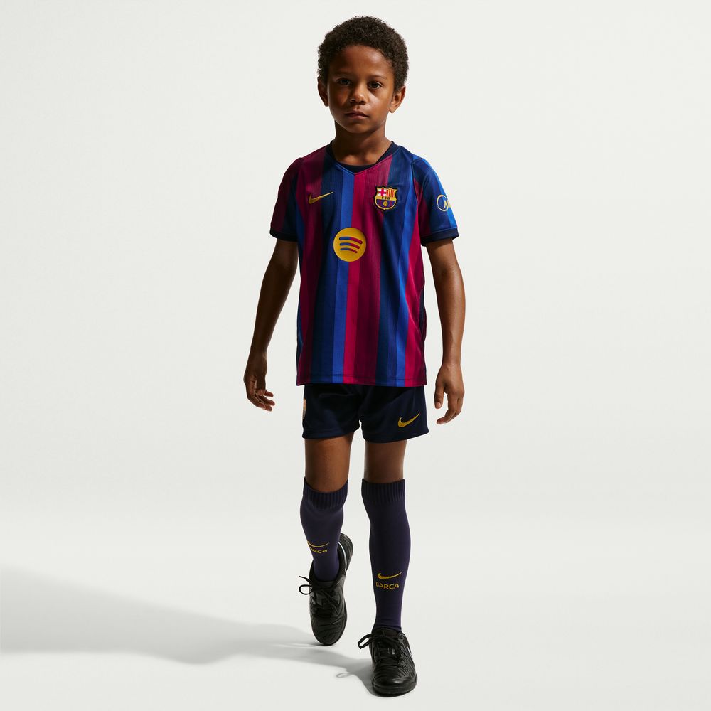 Nike Little Kids Barcelona 2026/27 Stadium Home Mini Kit