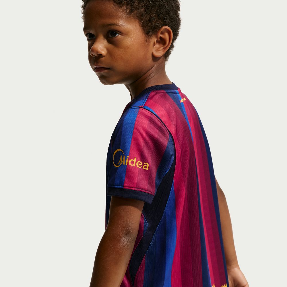 Nike Little Kids Barcelona 2026/27 Stadium Home Mini Kit