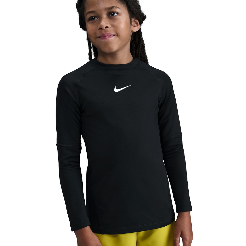 Nike Youth Pro Long-Sleeve Warm Crew Top