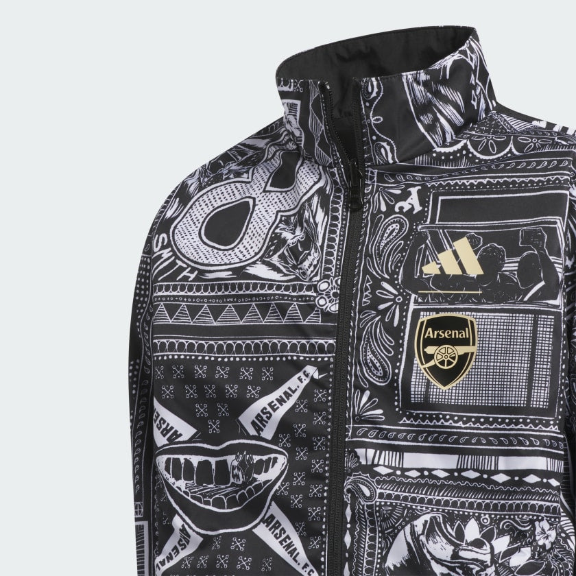 Adidas Arsenal 2023/24 Ian Wright Anthem Jacket