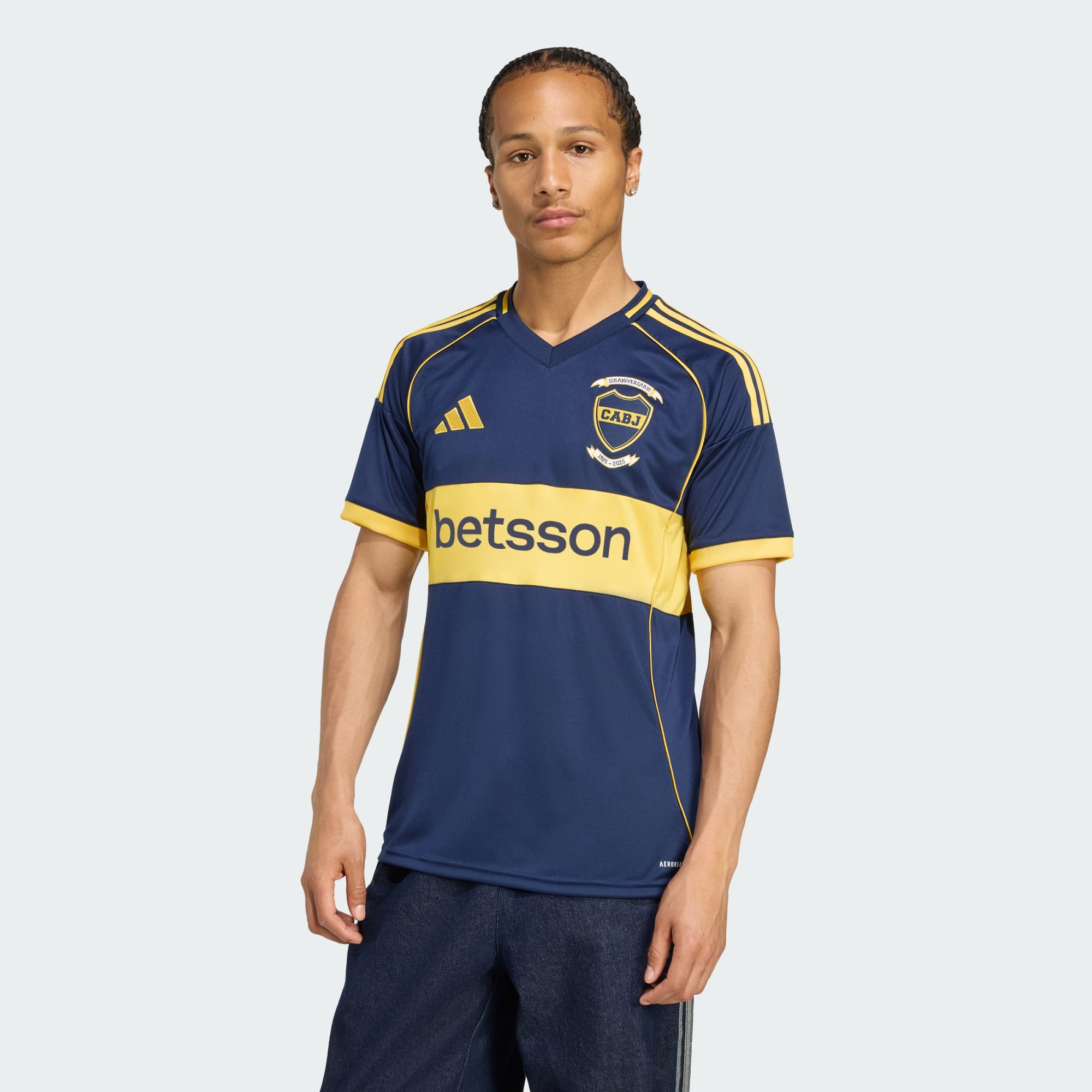 Boca Juniors ボカ ジュニアーズ　ユニフォーム adidas adidas Boca Juniors 24/25 Kids Home Jersey - Semi Lucid Bue
