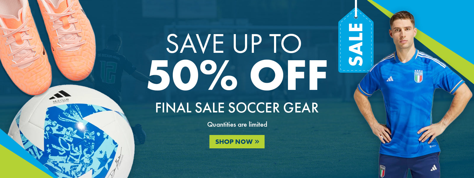 Discount soccer gear online