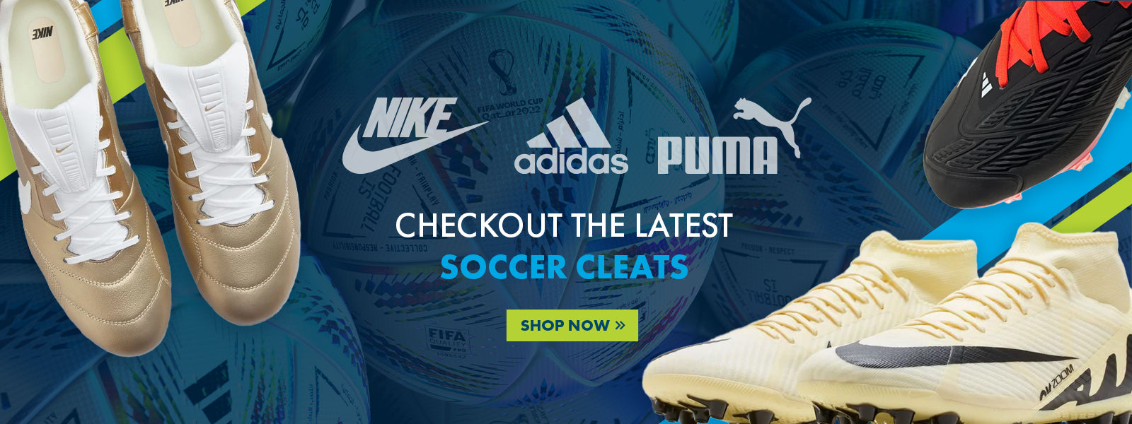 Fashion websites to soccer cleats