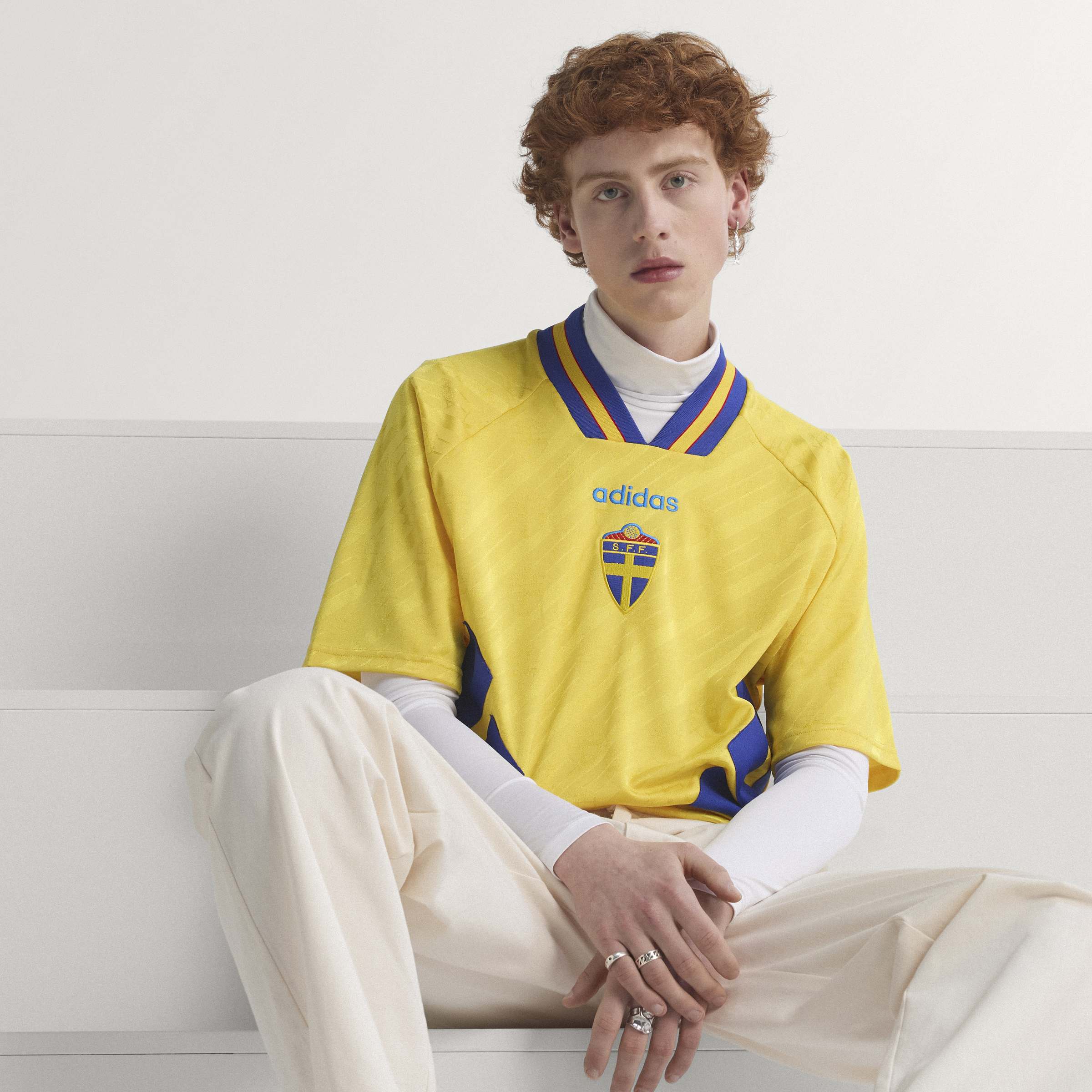 Adidas Sweden 1994 Bringback Home Jersey