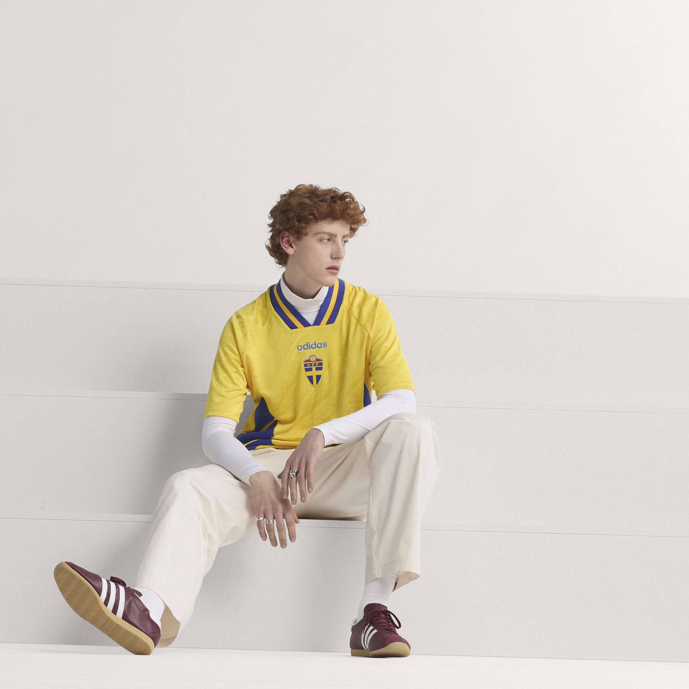 アラキユウ Adidas Sweden 1994 Bringback Home Jersey