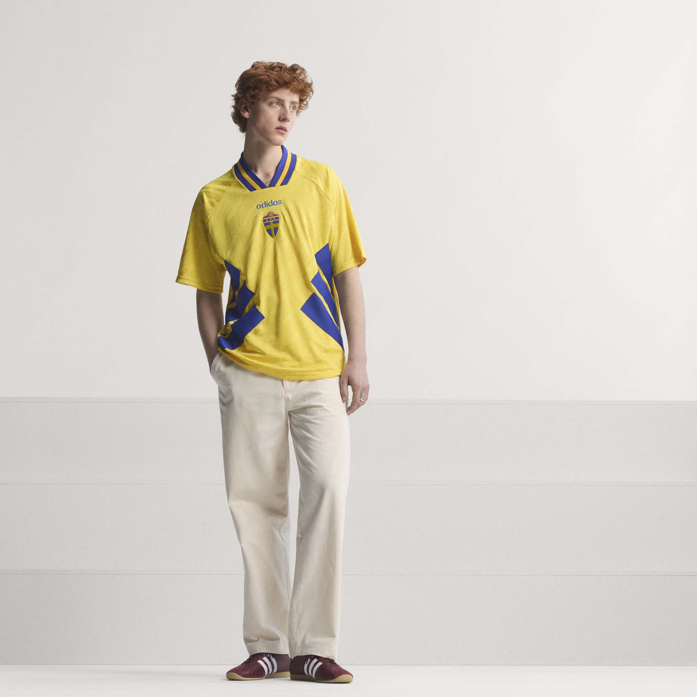 Adidas Sweden 1994 Bringback Home Jersey