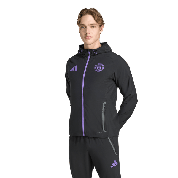 Adidas Manchester United 2025 Vis Tech Travel Jacket