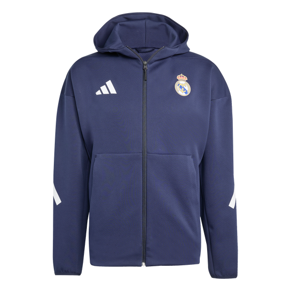ウェア adidas Real Madrid Anthem Jacket 2015-16 adidas Real Madrid Anthem Jacket 2015/16 - Grey