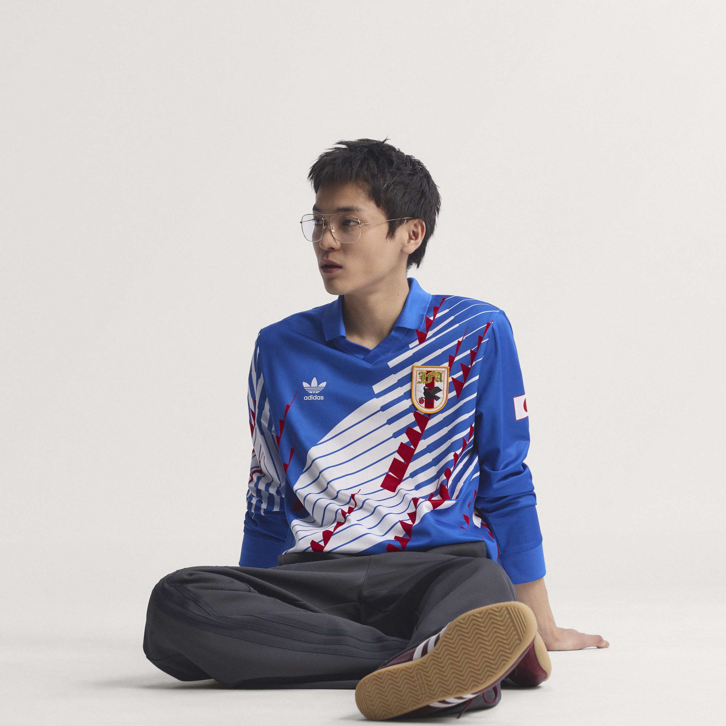 Adidas Japan 1993 Bringback Long-Sleeve Home Jersey