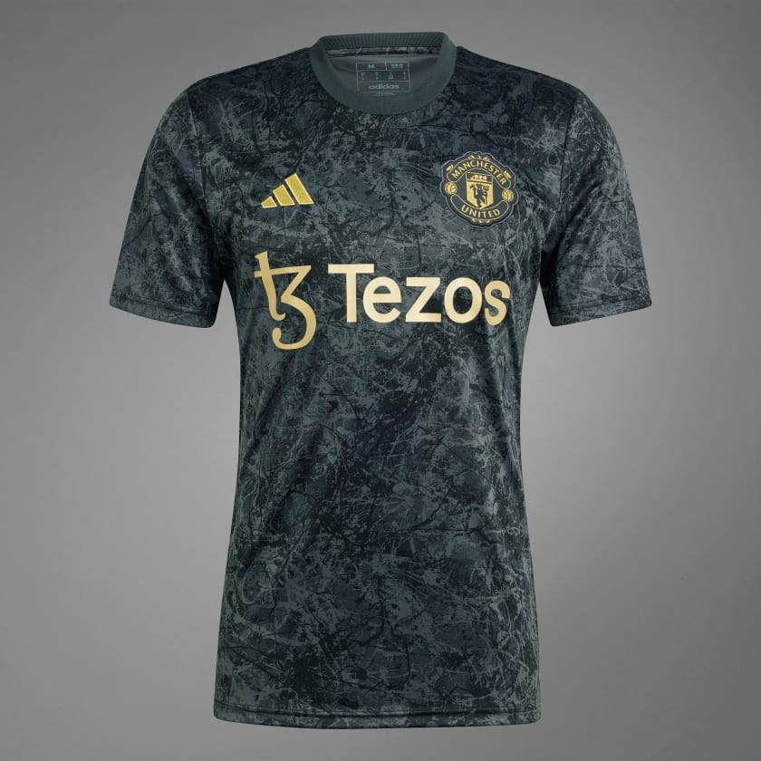Adidas Manchester United 2024 Stones Roses Pre-Match Jersey