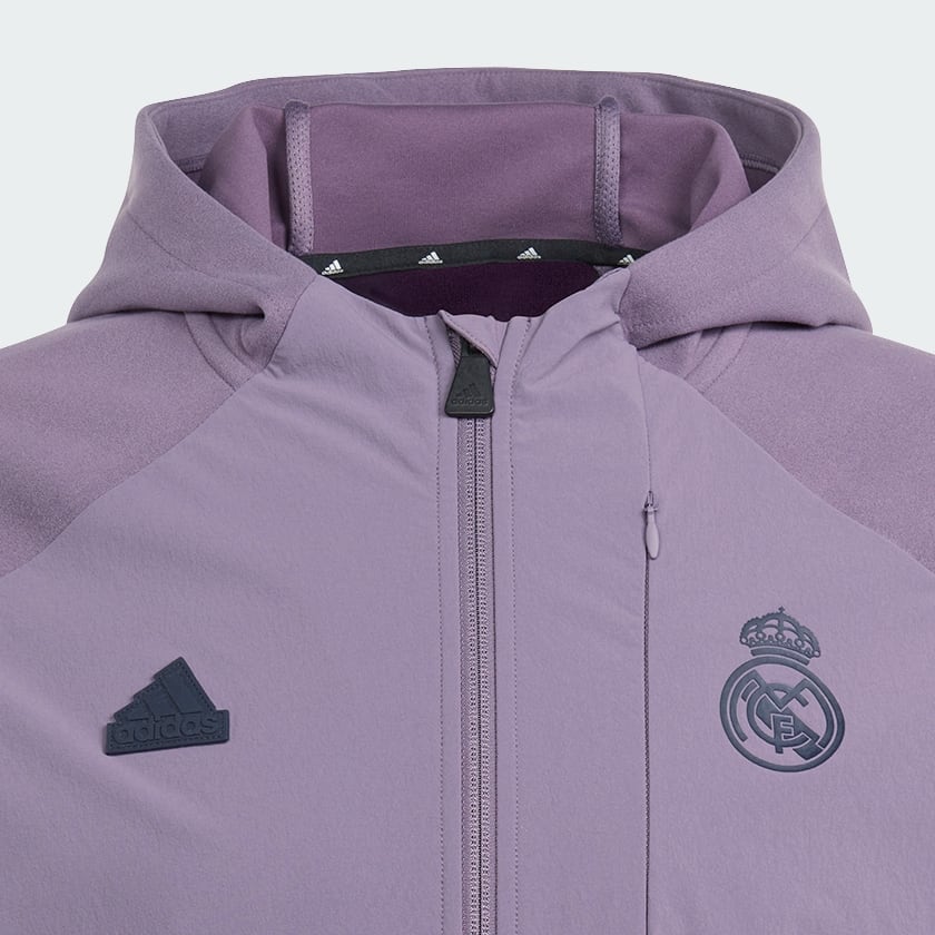 Adidas Real Madrid 2023/24 Gameday Full-Zip Hoodie
