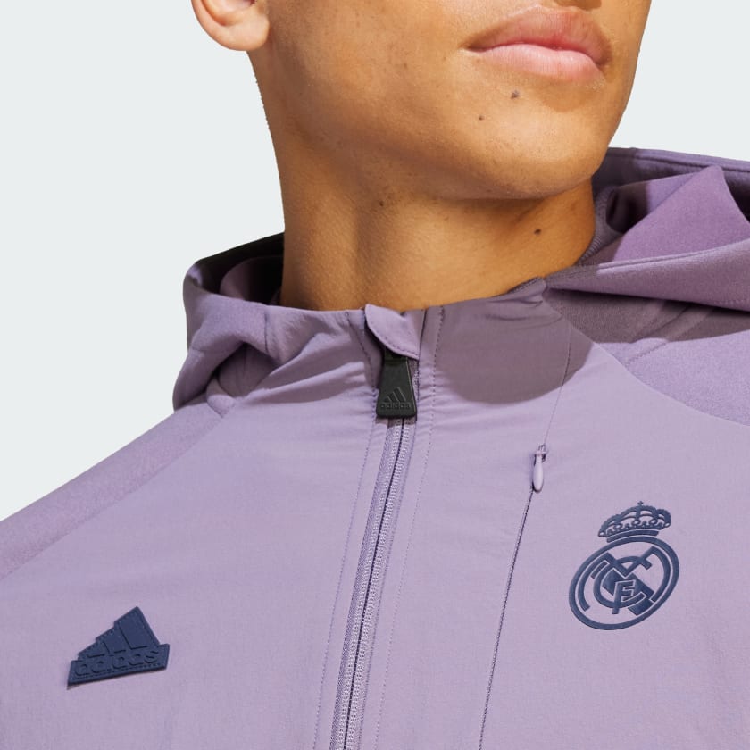 Adidas Real Madrid 2023/24 Gameday Full-Zip Hoodie